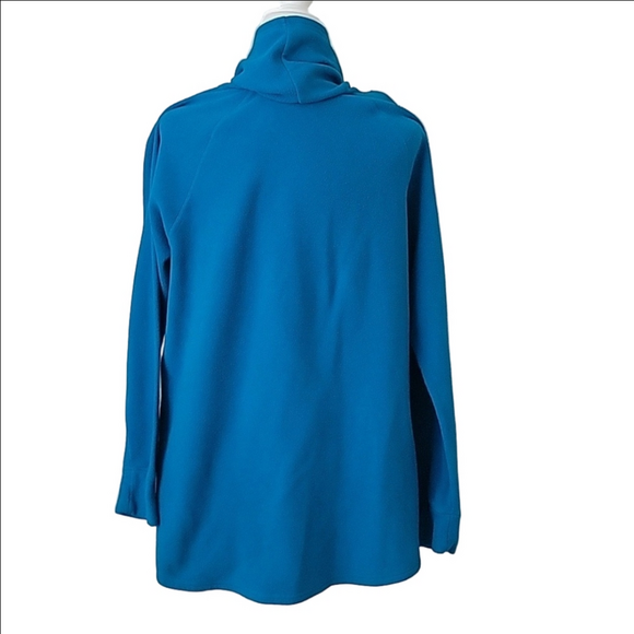 Champion 🏆 XXL tunic pullover sweater sweatshirt turquoise blue 💙 - Picture 5 of 6